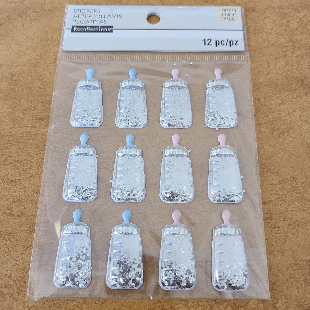 🆕️Recollections Baby Bottle Shaker Stickers